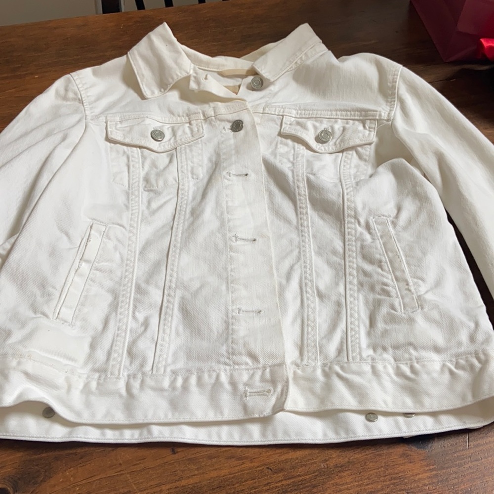 White Jean jacket